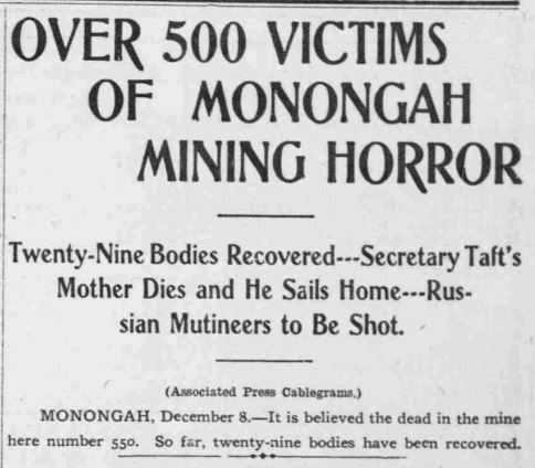 12.08.07 - pg 1 - Monongah