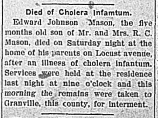 FWV 12.30.07 - pg 1 - Cholera infantum