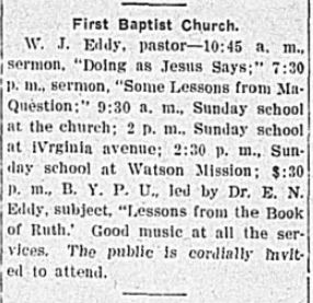 12.7.07 - pg 8 - churches - first baptist