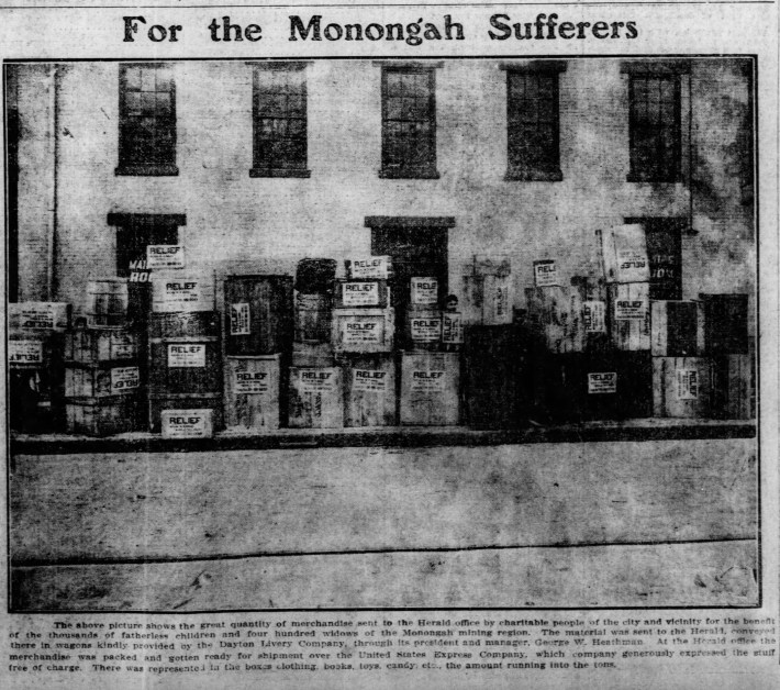 DH 12.21.07 pg 1 - Monongah photo