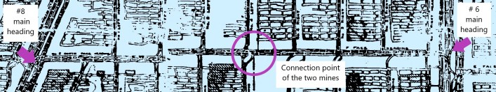 mine map connection point