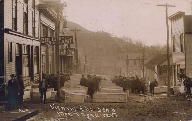 postcard - viewing dead