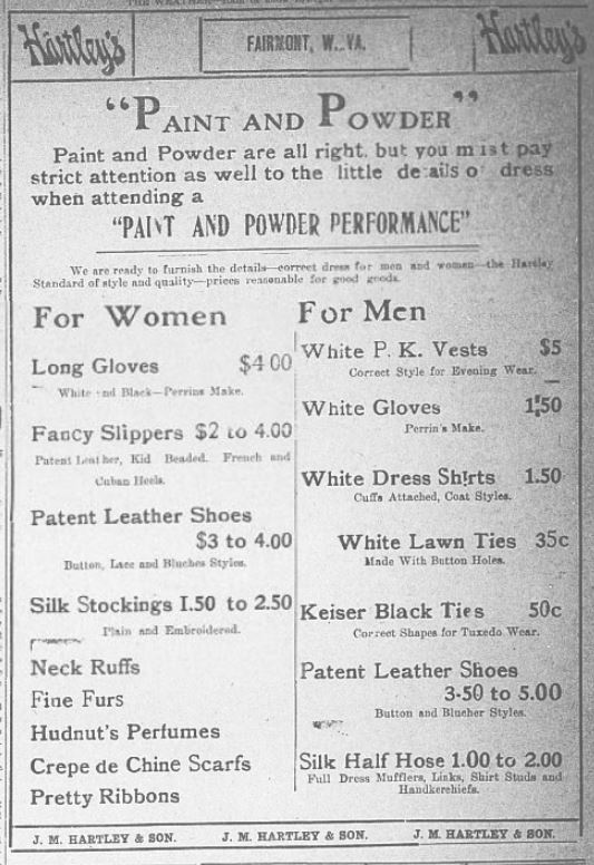FWV 01.06.08 - pg 5 - Hartleys ad - P.P. show attire