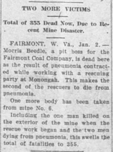 CDT 01.02.08 - pg 1 - Monongah