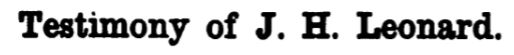 01.07.08 - Inquiry - J.H. Leonard